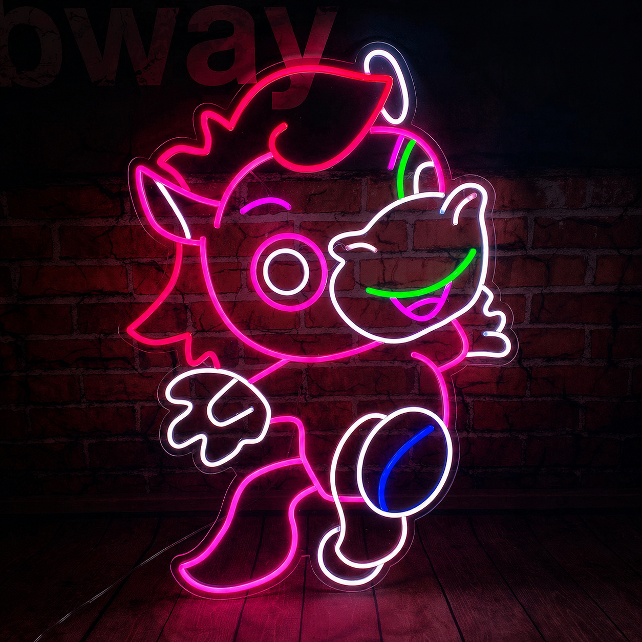 Cartoon Fox LED Neon Sign Cute Animal Neon Light for Kids Room Wall Decor