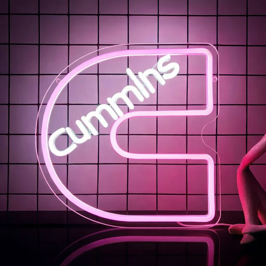 Custom Letter C LED Neon Sign for Garage Wall Decor