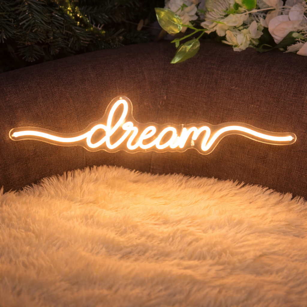 Dream LED Neon Sign Wall Decoration Home Bedroom