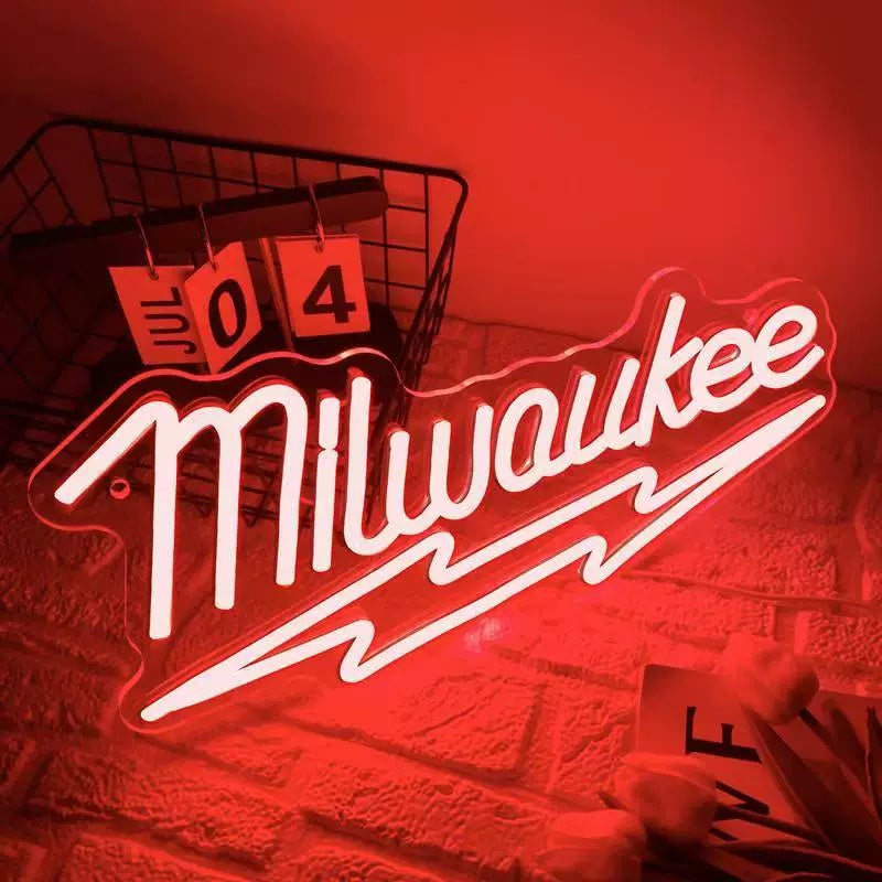 Personalized Garage Script LED Neon Sign for Workshop Wall Decor