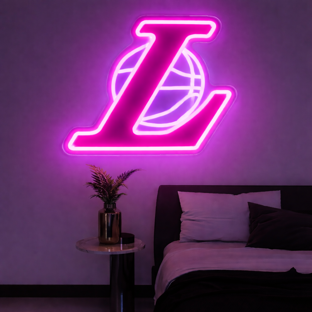 RGB Circle LED Neon Sign Custom Logo Style Wall Light for Gaming Room Bar Decor