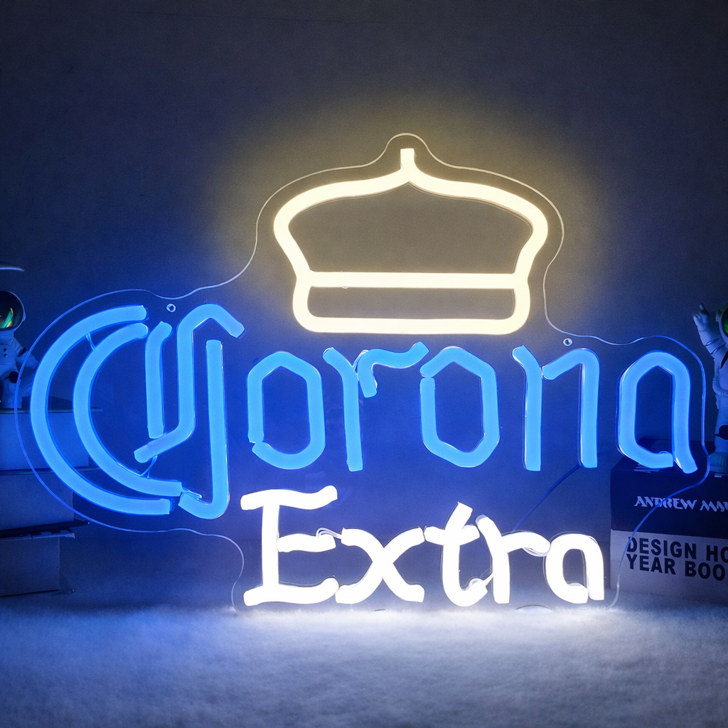 Corona Extra Beer Logo LED Neon Sign for Bar Decor
