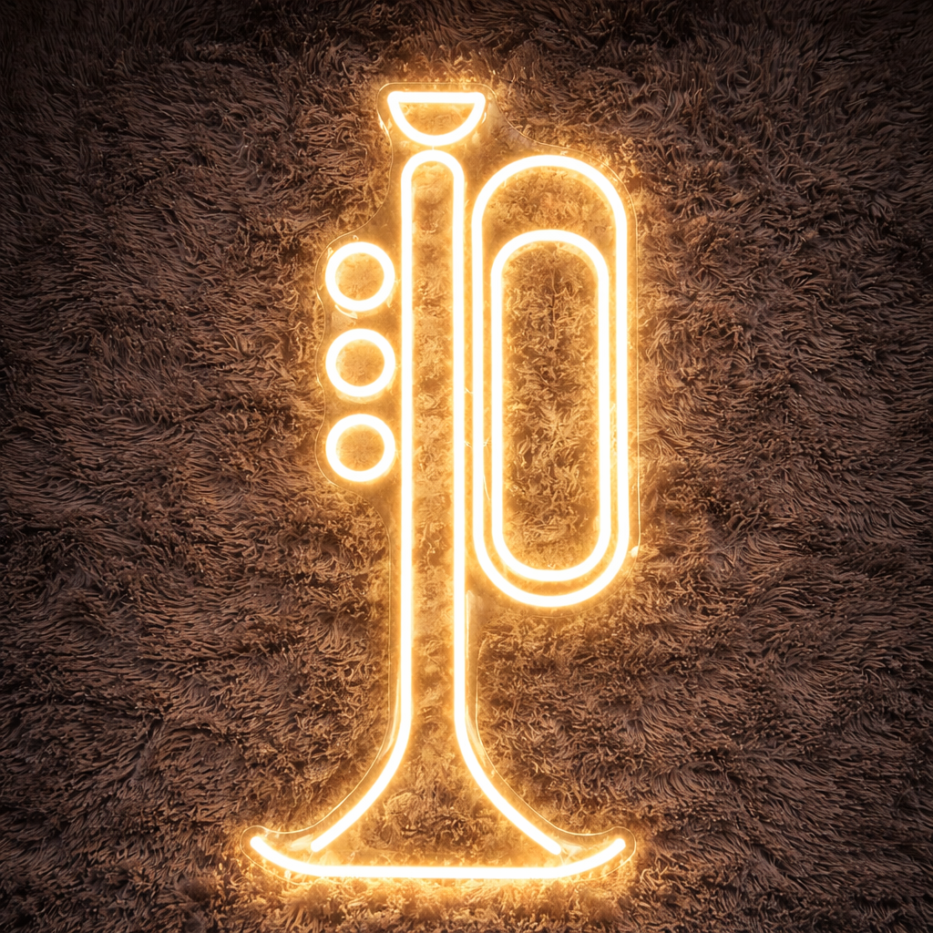 Trumpet LED Neon Sign Music Instrument Neon Light for Jazz Bar Music Studio Wall Decor