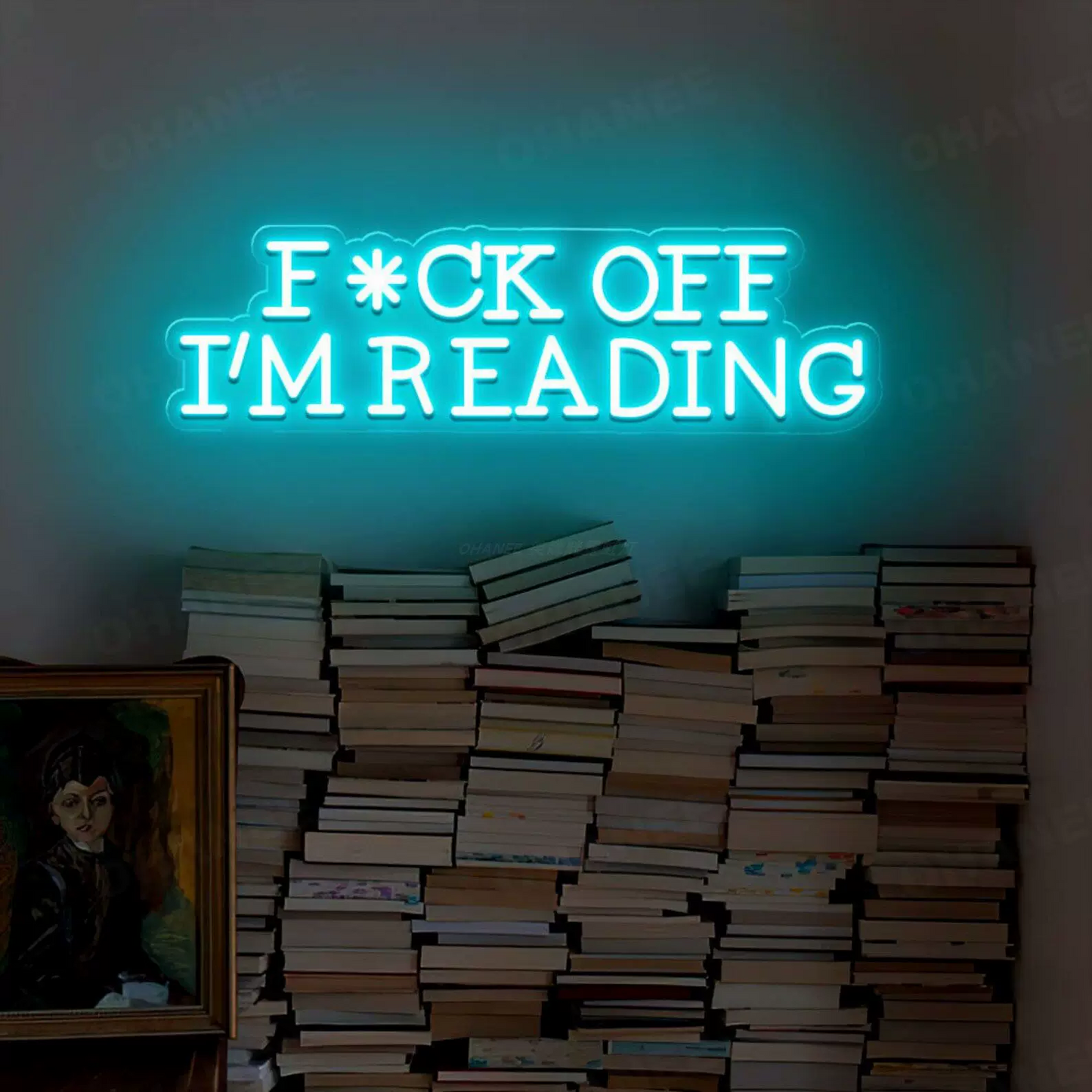 Funny Reading LED Neon Sign I’m Reading Neon Light for Bedroom Library Book Lover Decor