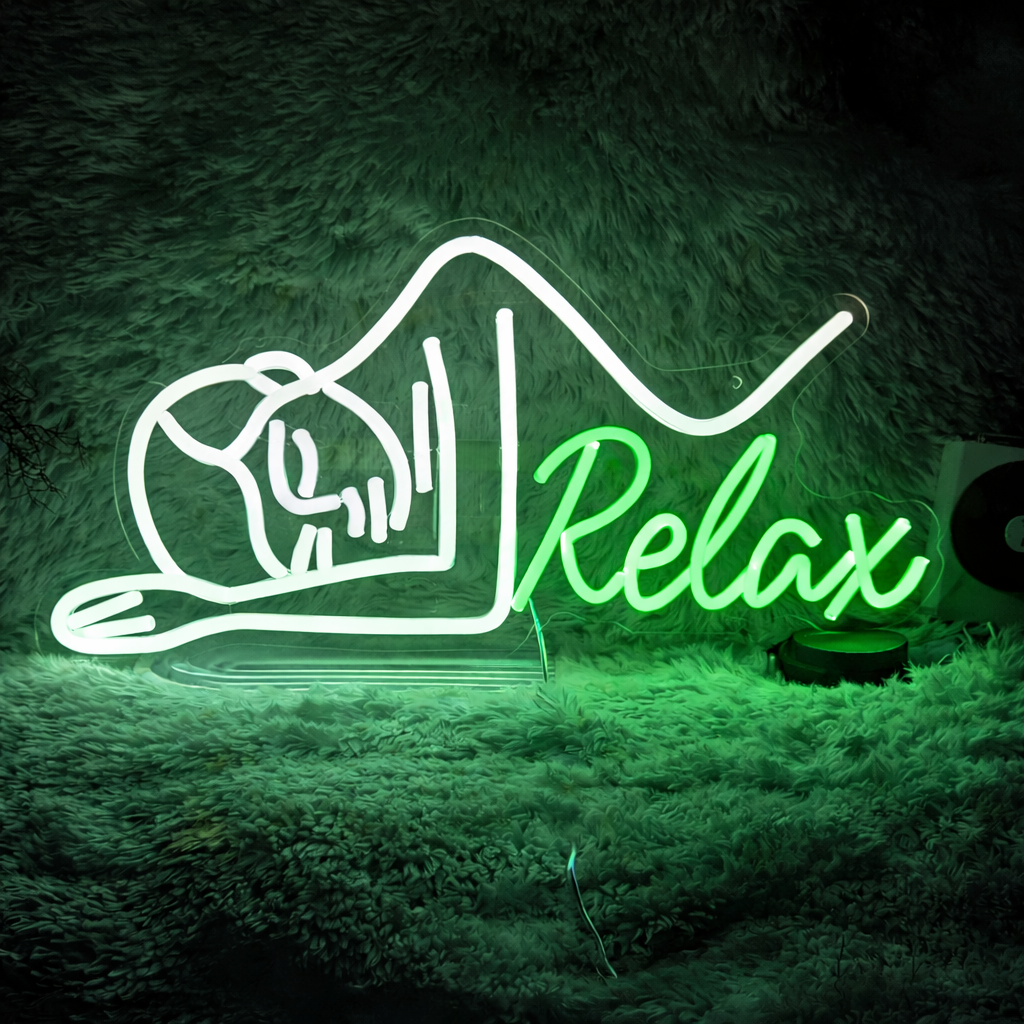 Pedicure LED Neon Sign with Foot Design for Nail Salon and Spa Decor