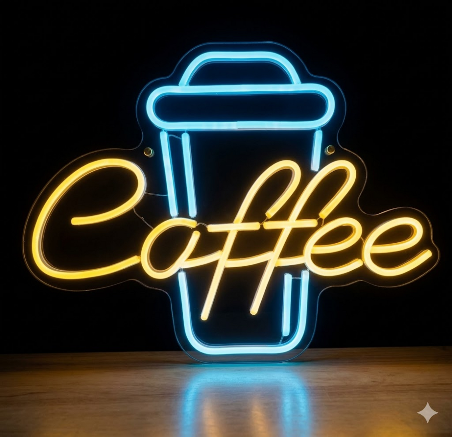 Coffee Takeaway Cup LED Neon Sign Wall Light for Cafes and Home