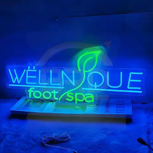 Mini Warm White LED Neon Accent Light for Desk and Small Space Decor