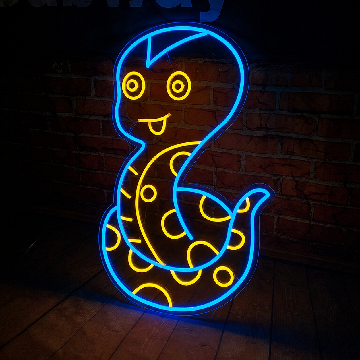Cute Snake LED Neon Sign Cartoon Animal Neon Light for Kids Room Wall Decor