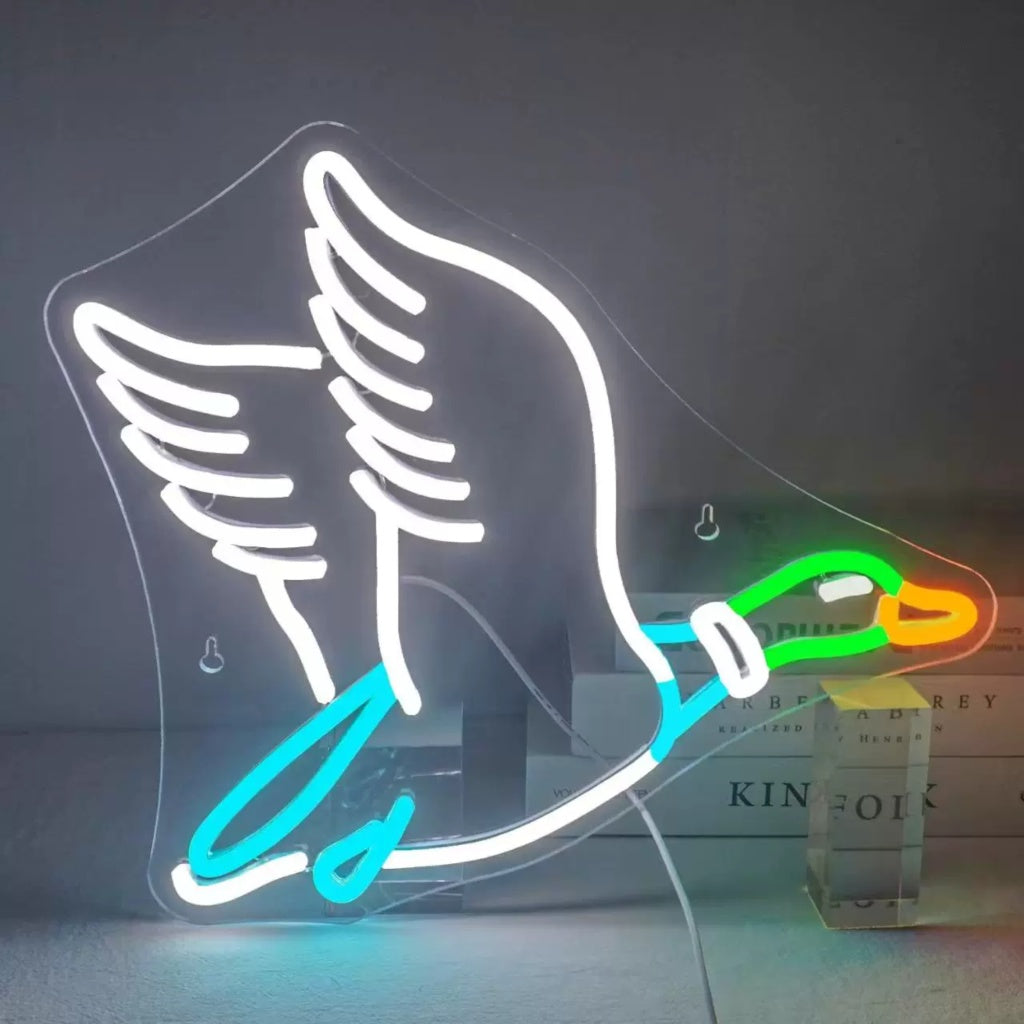 Angel Wings LED Neon Sign Aesthetic Flying Bird Neon Light for Bedroom Decor