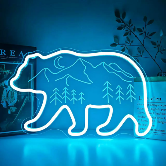 Cute Cat & Hand LED Neon Sign Warm White Pet Neon Light for Cozy Room Decor