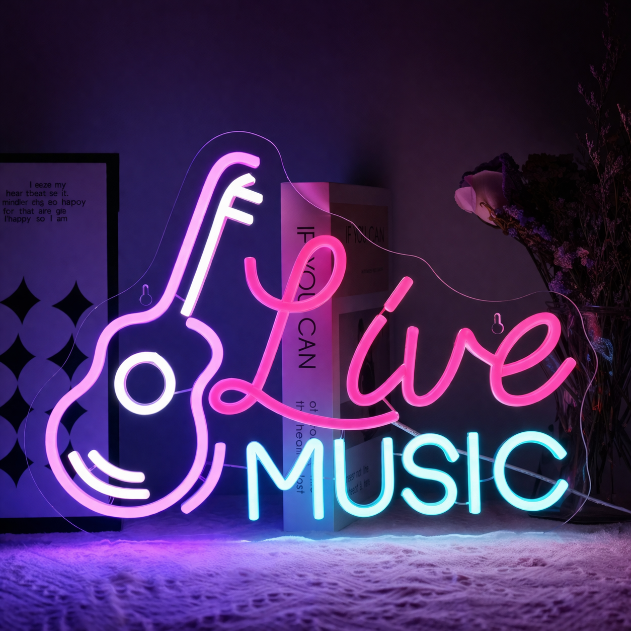 Jazz LED Neon Sign Saxophone Neon Light for Bar Music Room Wall Decor