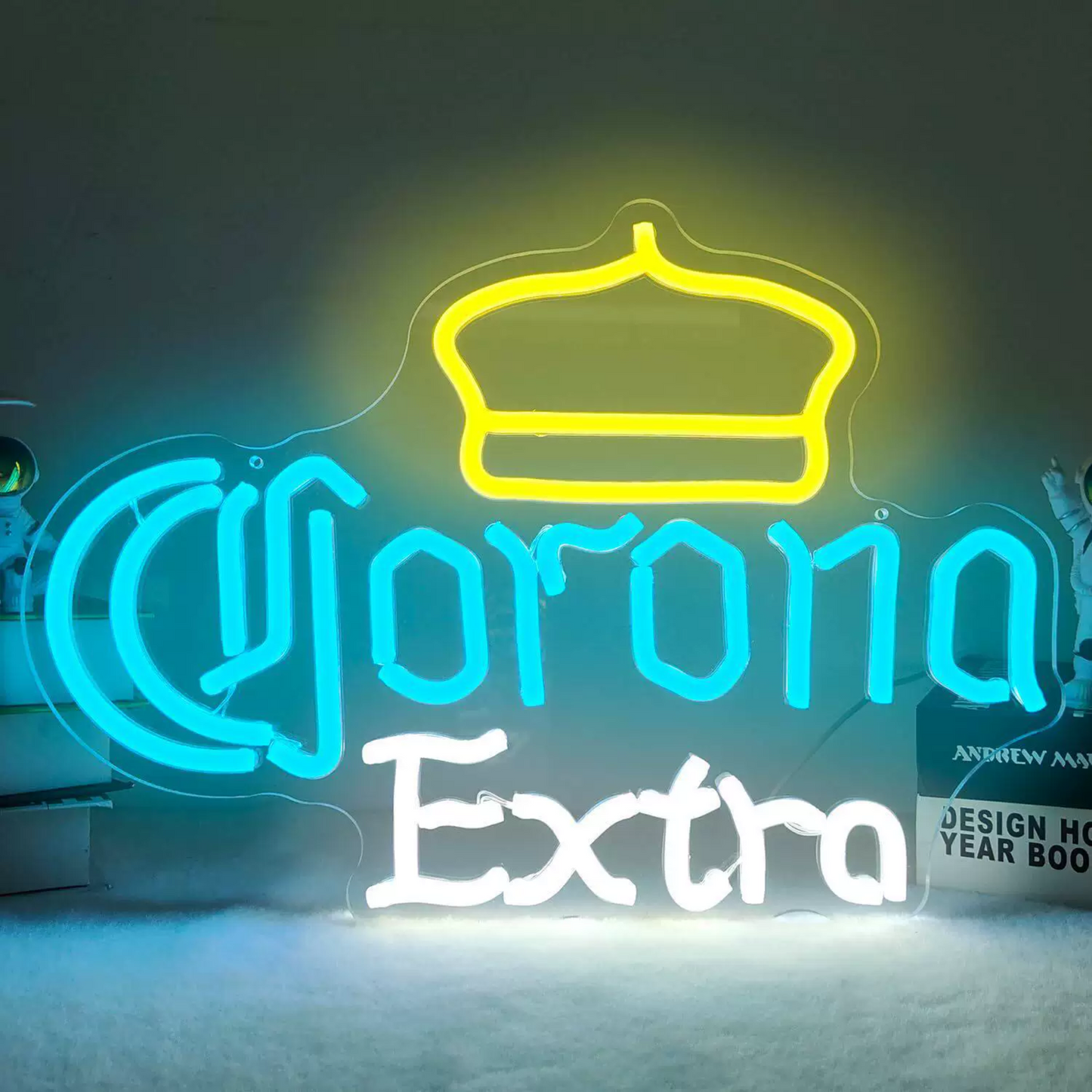 Corona Extra Beer Logo LED Neon Sign for Bar Decor