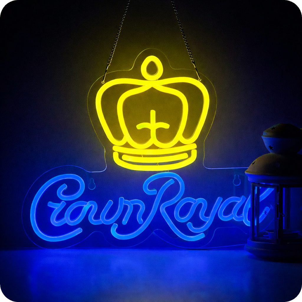 Corona Crown Beer LED Neon Sign for Bar and Home Decor