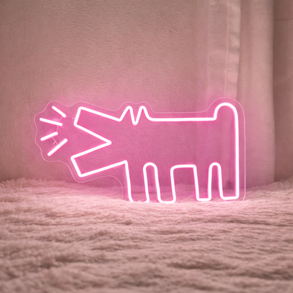 Minimal Growth Line LED Neon Sign for Office Wall Decor