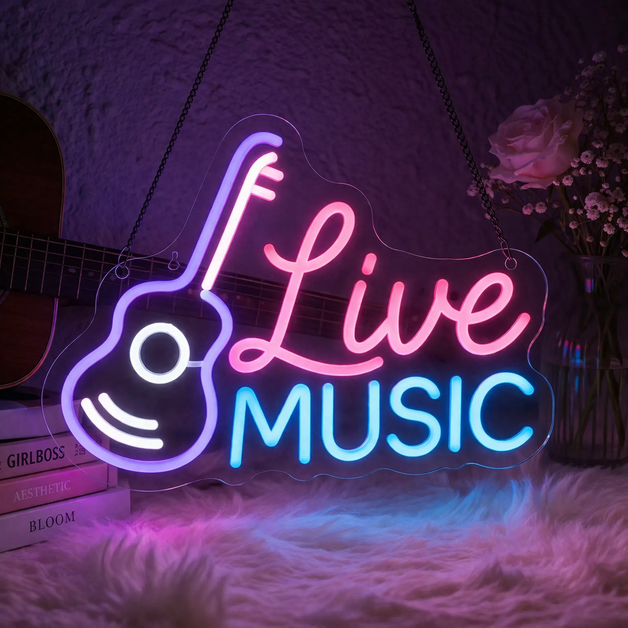 Jazz LED Neon Sign Saxophone Neon Light for Bar Music Room Wall Decor