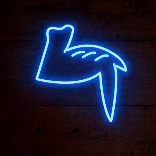 Chicken Wing LED Neon Sign for Restaurant Bar and Snack Shop Decor