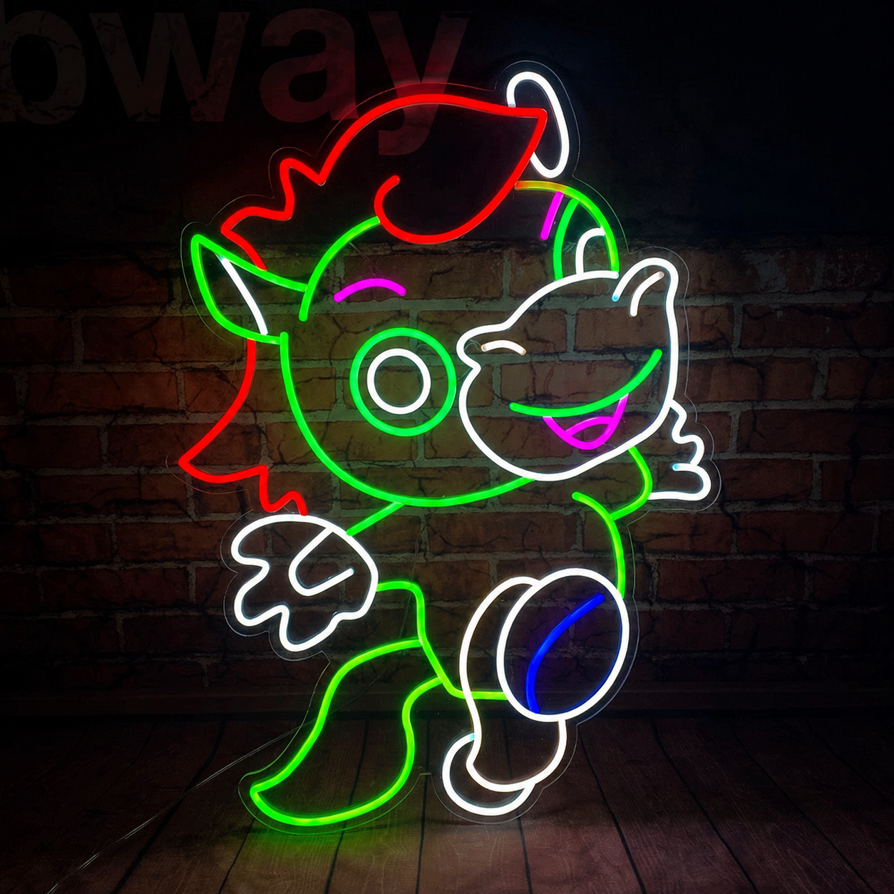 Cartoon Fox LED Neon Sign Cute Animal Neon Light for Kids Room Wall Decor