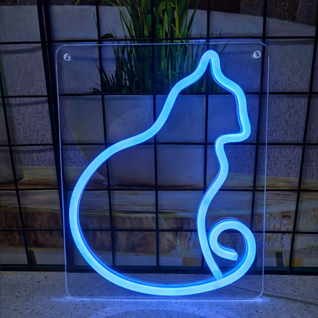 Custom Script Text LED Neon Mirror Sign for Bedroom, Vanity & Aesthetic Room Decor