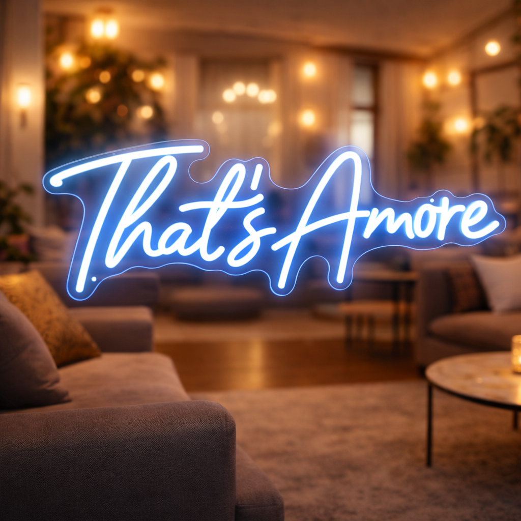 That's Amore LED Neon Sign for Bedroom Living Room Decor