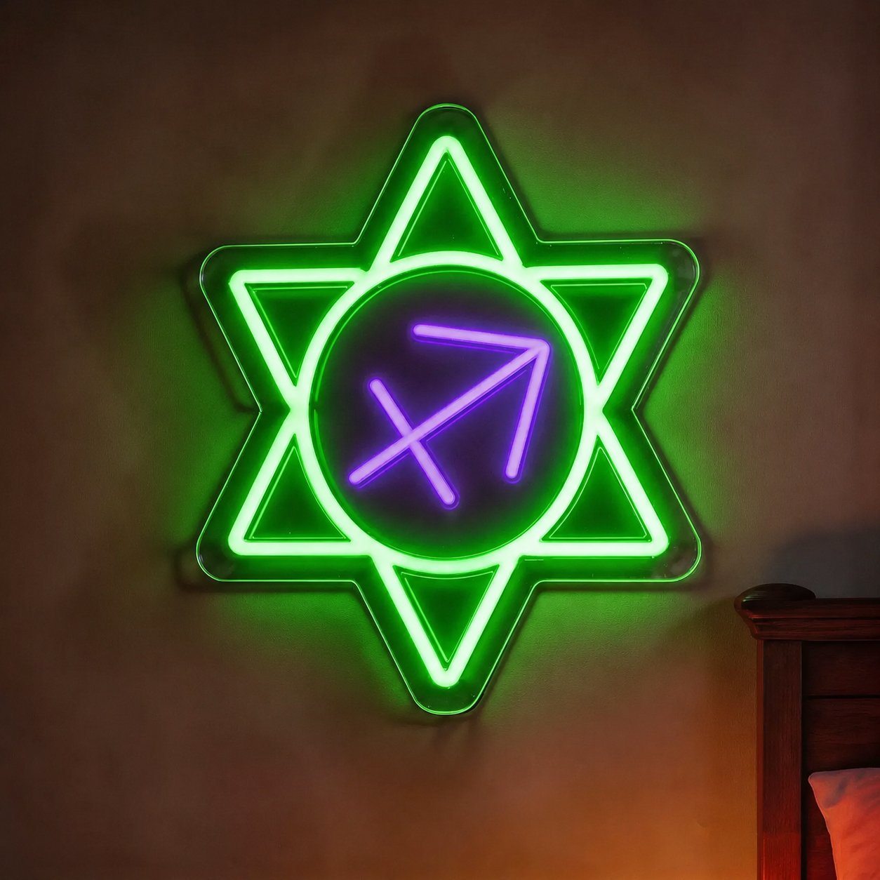 Sagittarius Zodiac LED Neon Sign Astrology Horoscope Neon Light Wall Decor for Bedroom Gaming Room