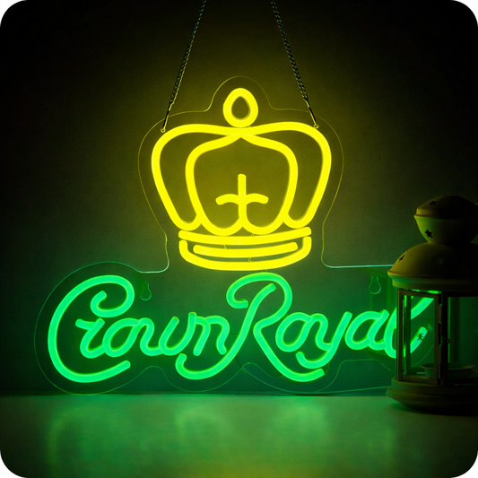 Corona Crown Beer LED Neon Sign for Bar and Home Decor