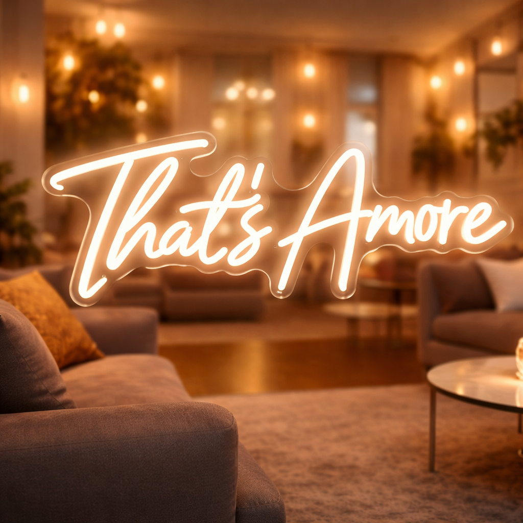 That's Amore LED Neon Sign for Bedroom Living Room Decor