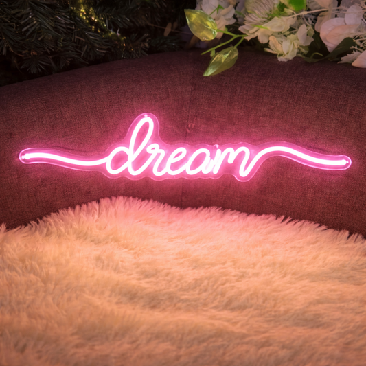 Dream LED Neon Sign Wall Decoration Home Bedroom