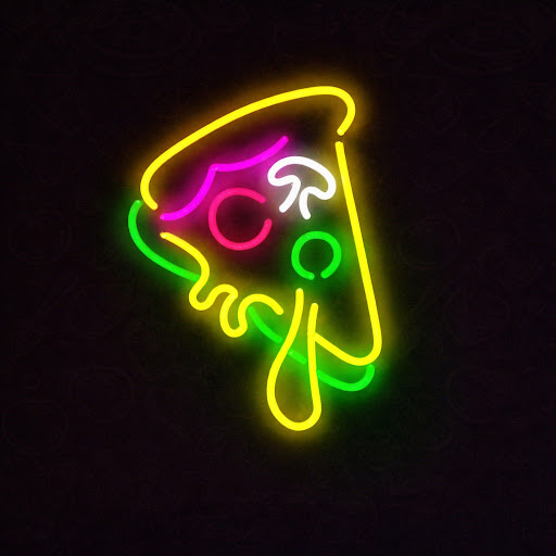 Melting Pizza Slice LED Neon Sign for Pizzeria, Café & Kitchen Wall Decor