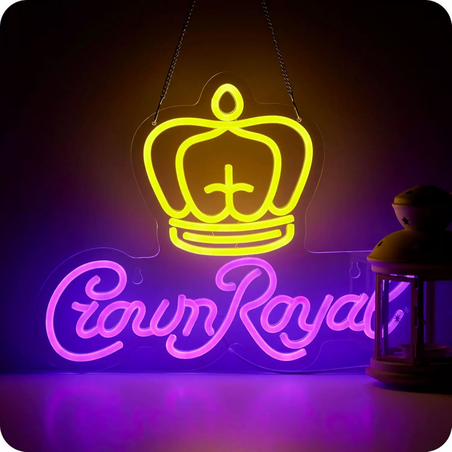 Corona Crown Beer LED Neon Sign for Bar and Home Decor