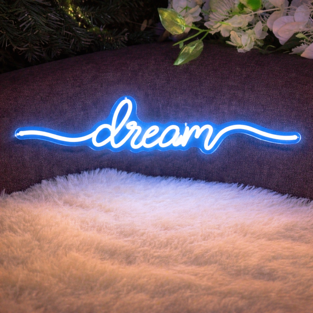 Dream LED Neon Sign Wall Decoration Home Bedroom