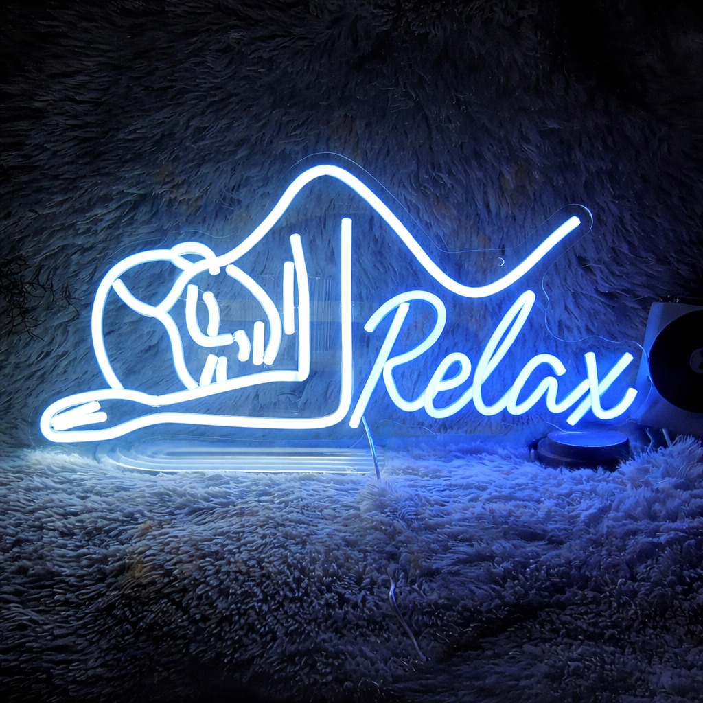 Pedicure LED Neon Sign with Foot Design for Nail Salon and Spa Decor