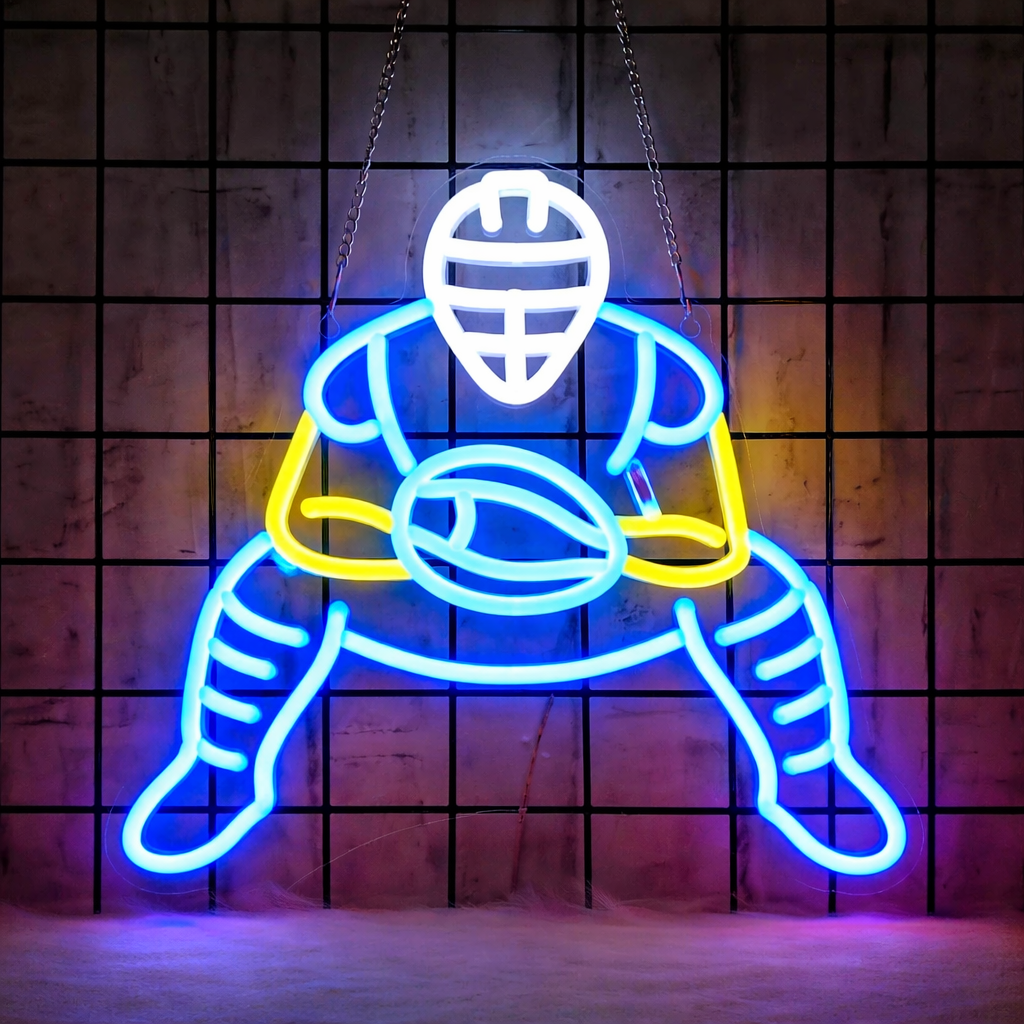 Basketball Player LED Neon Sign Sports Neon Light for Room Gym Wall Decor
