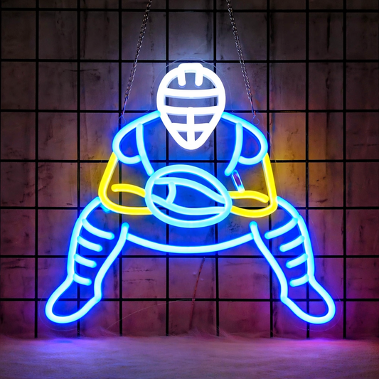 Basketball Player LED Neon Sign Sports Neon Light for Room Gym Wall Decor