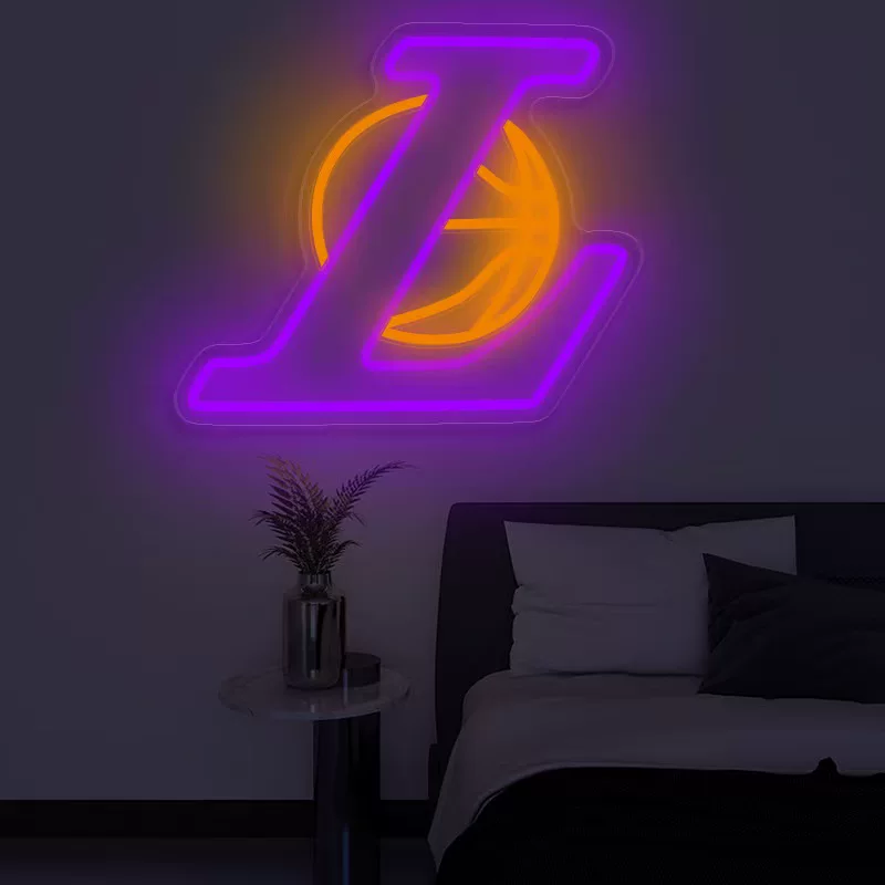 RGB Circle LED Neon Sign Custom Logo Style Wall Light for Gaming Room Bar Decor