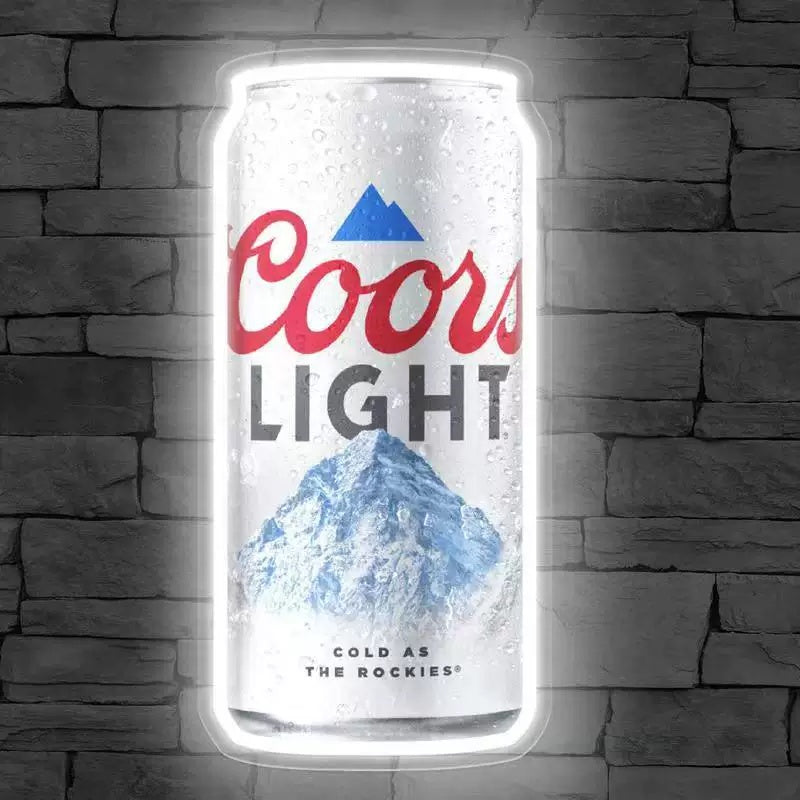 Custom Beer Can LED Neon Sign for Bar Wall Decor Man Cave Light