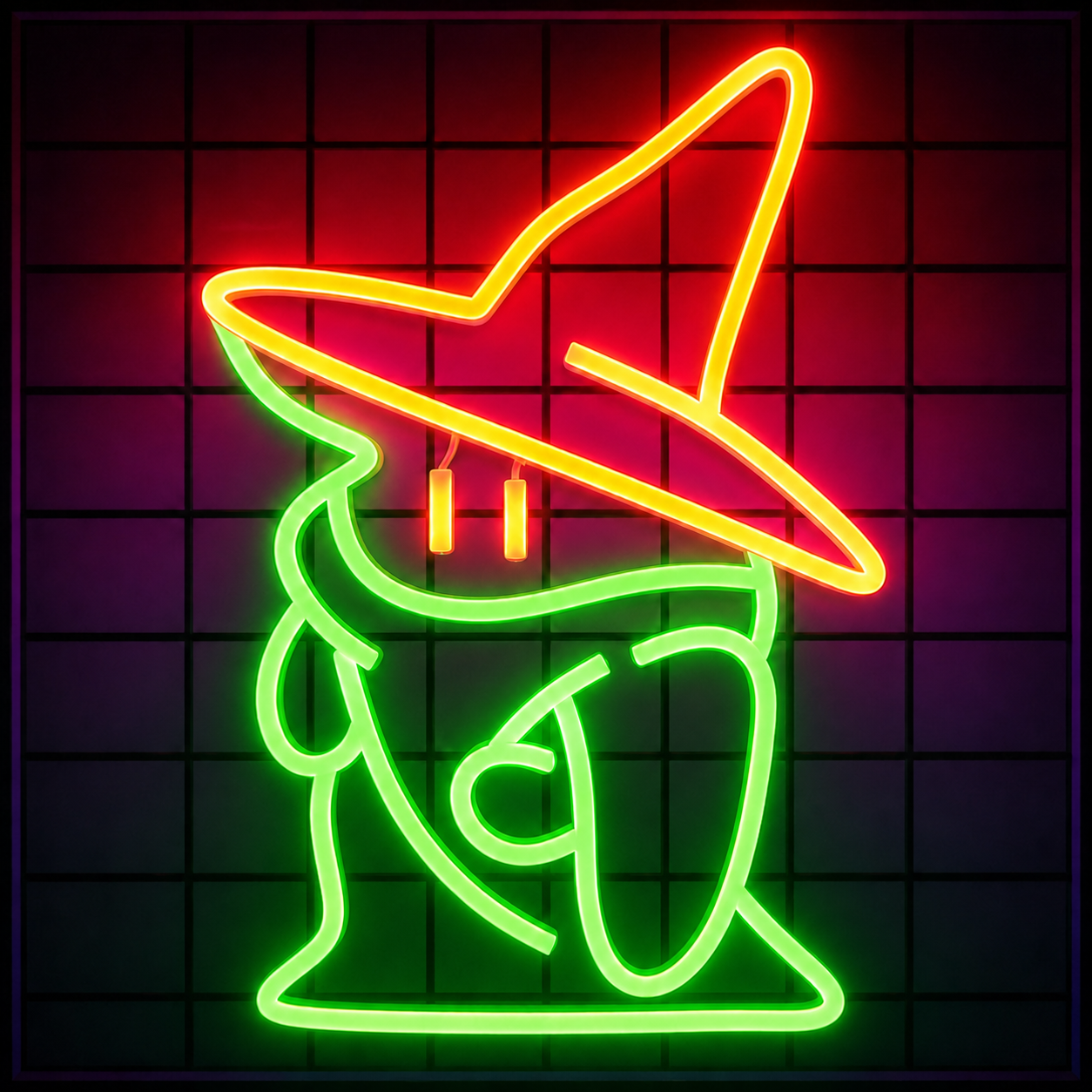 Wizard Ghost LED Neon Sign Cute Halloween Neon Light Wall Decor for Bedroom Party Game Room