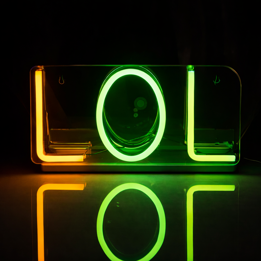 LOL LED Neon Sign for Bedroom Wall Decor Aesthetic Light