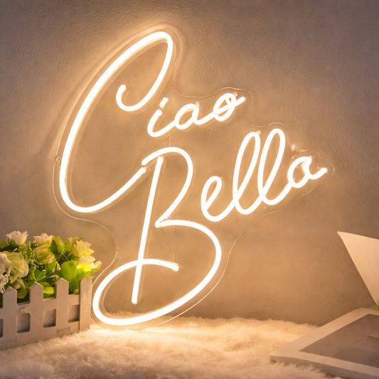 Personalized Ciao Bella LED Neon Sign Wall Decoration Home Event