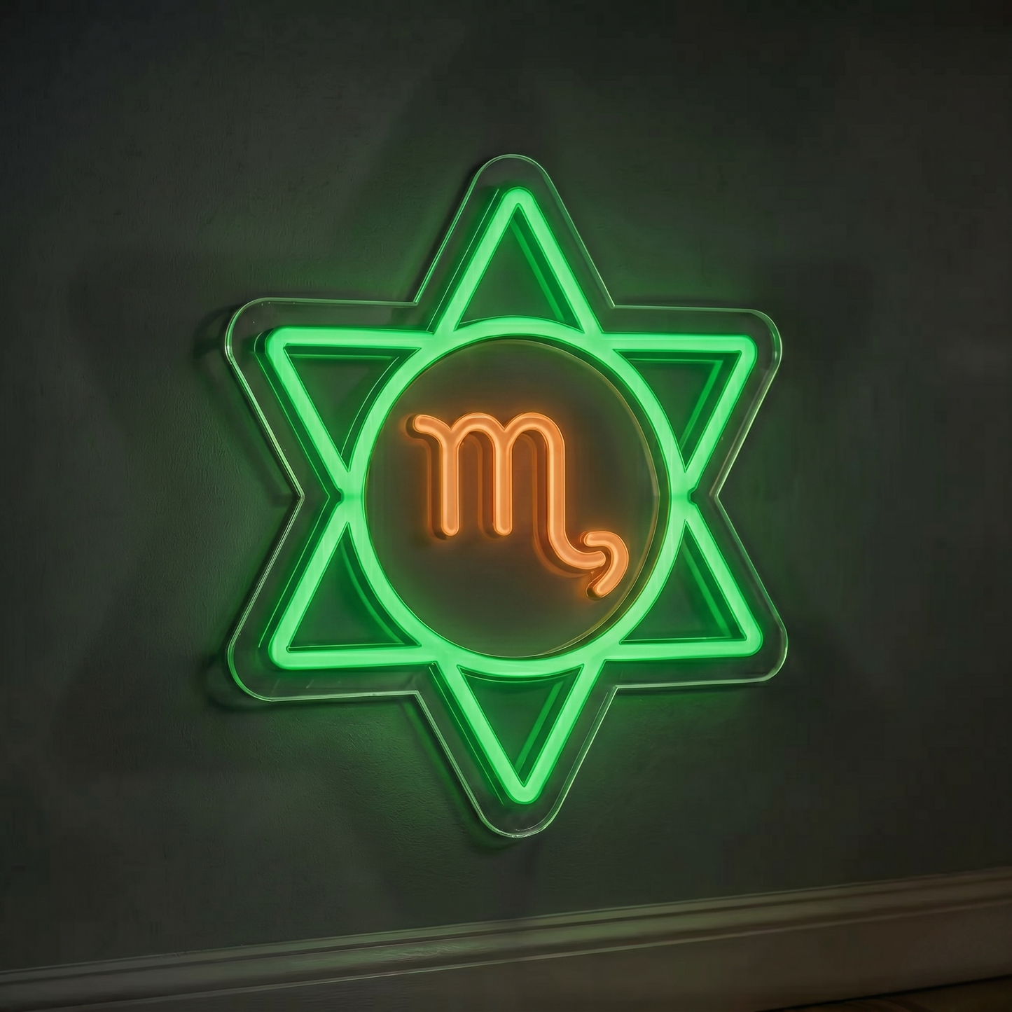 Scorpio Zodiac LED Neon Sign Astrology Horoscope Neon Light Wall Decor for Bedroom Gaming Room