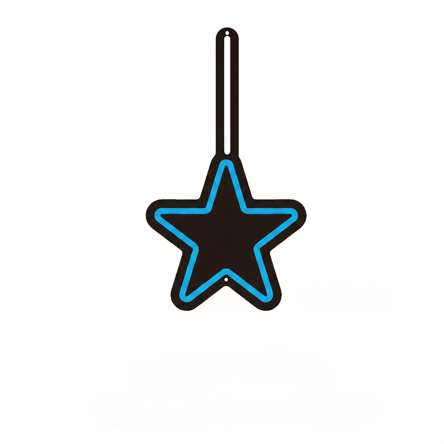 Magic Wand LED Neon Sign Yellow White Star Neon Light Wall Decor for Bedroom Nursery Kids Room