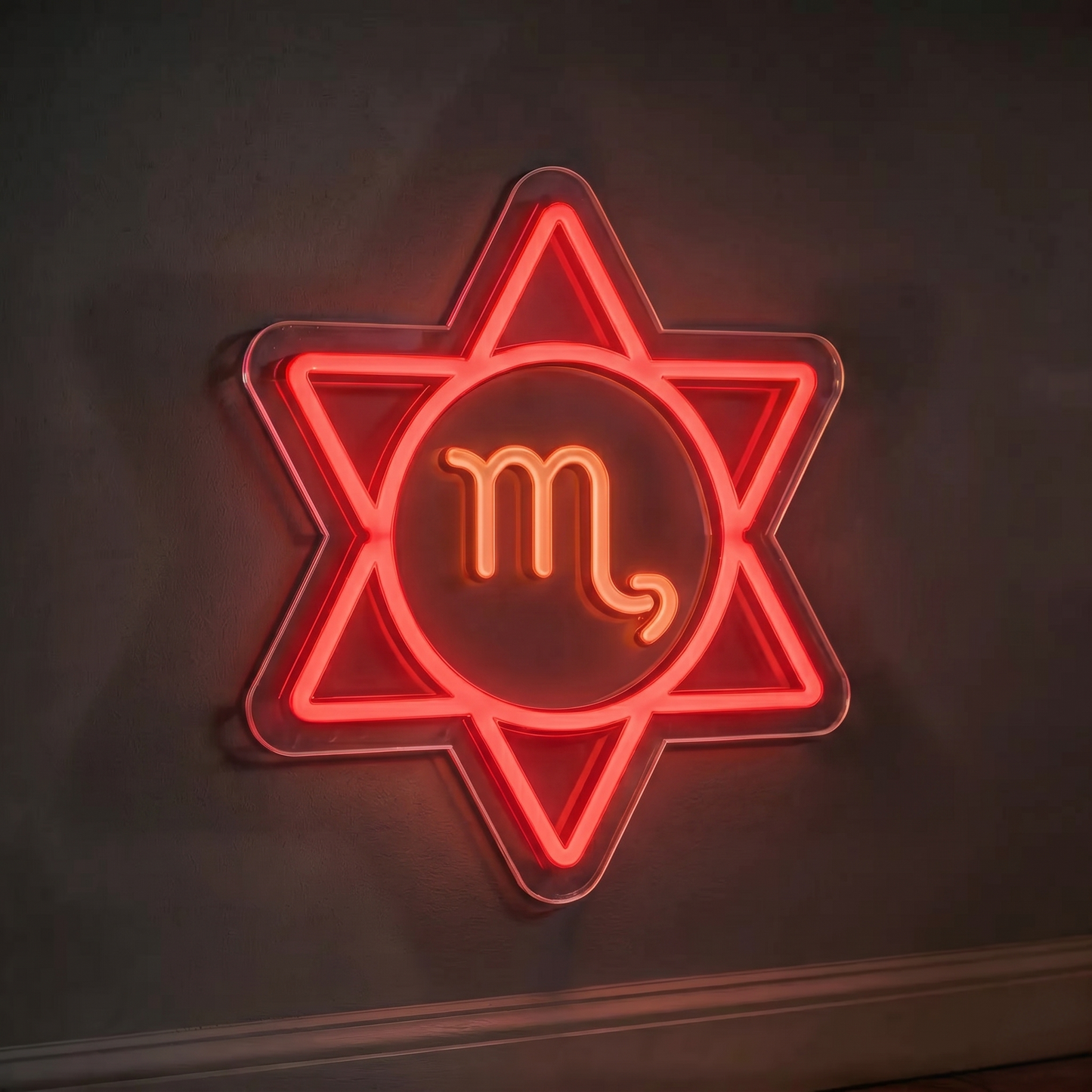 Scorpio Zodiac LED Neon Sign Astrology Horoscope Neon Light Wall Decor for Bedroom Gaming Room