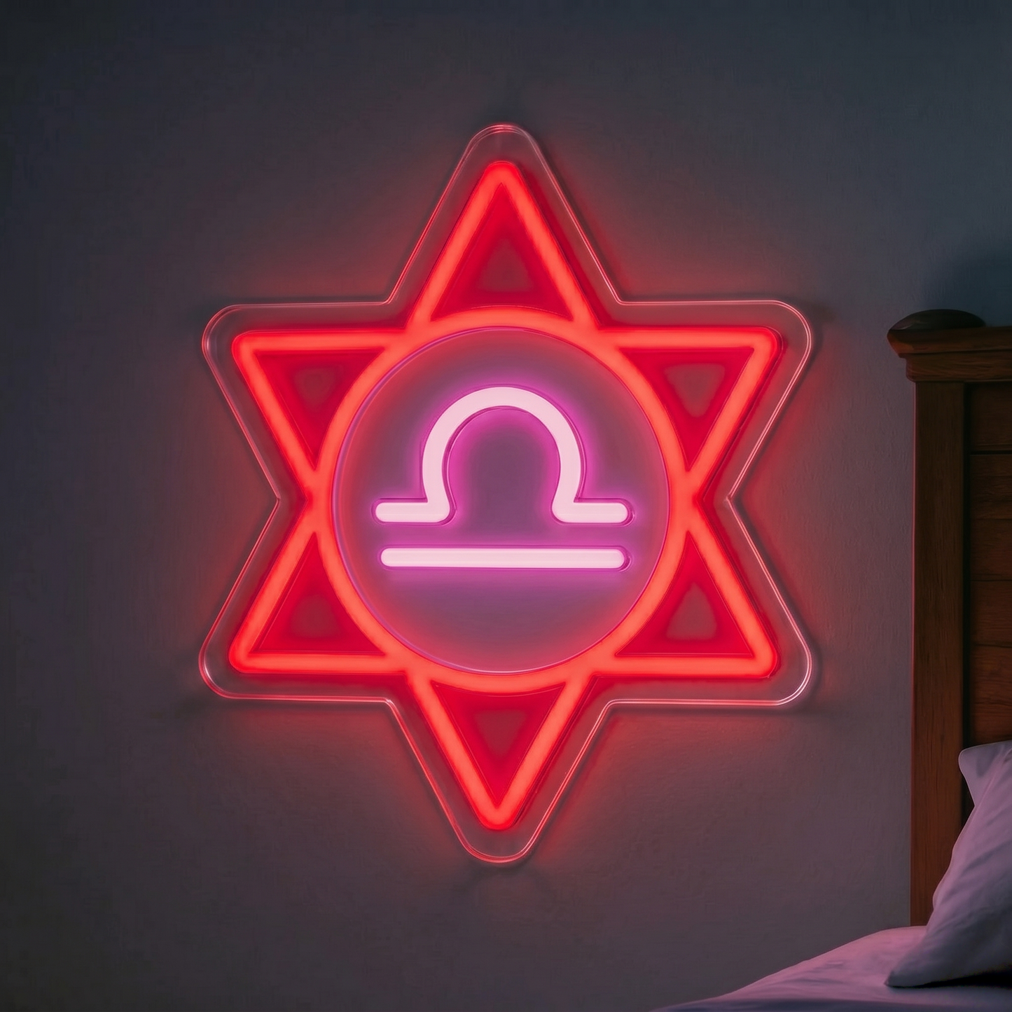 Libra Zodiac LED Neon Sign Astrology Horoscope Neon Light Wall Decor for Bedroom Gaming Room