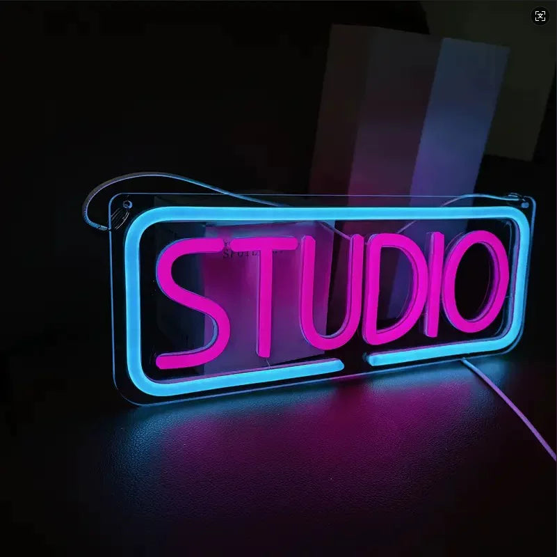 Studio LED Neon Sign for Recording Music Room Wall Decor Light