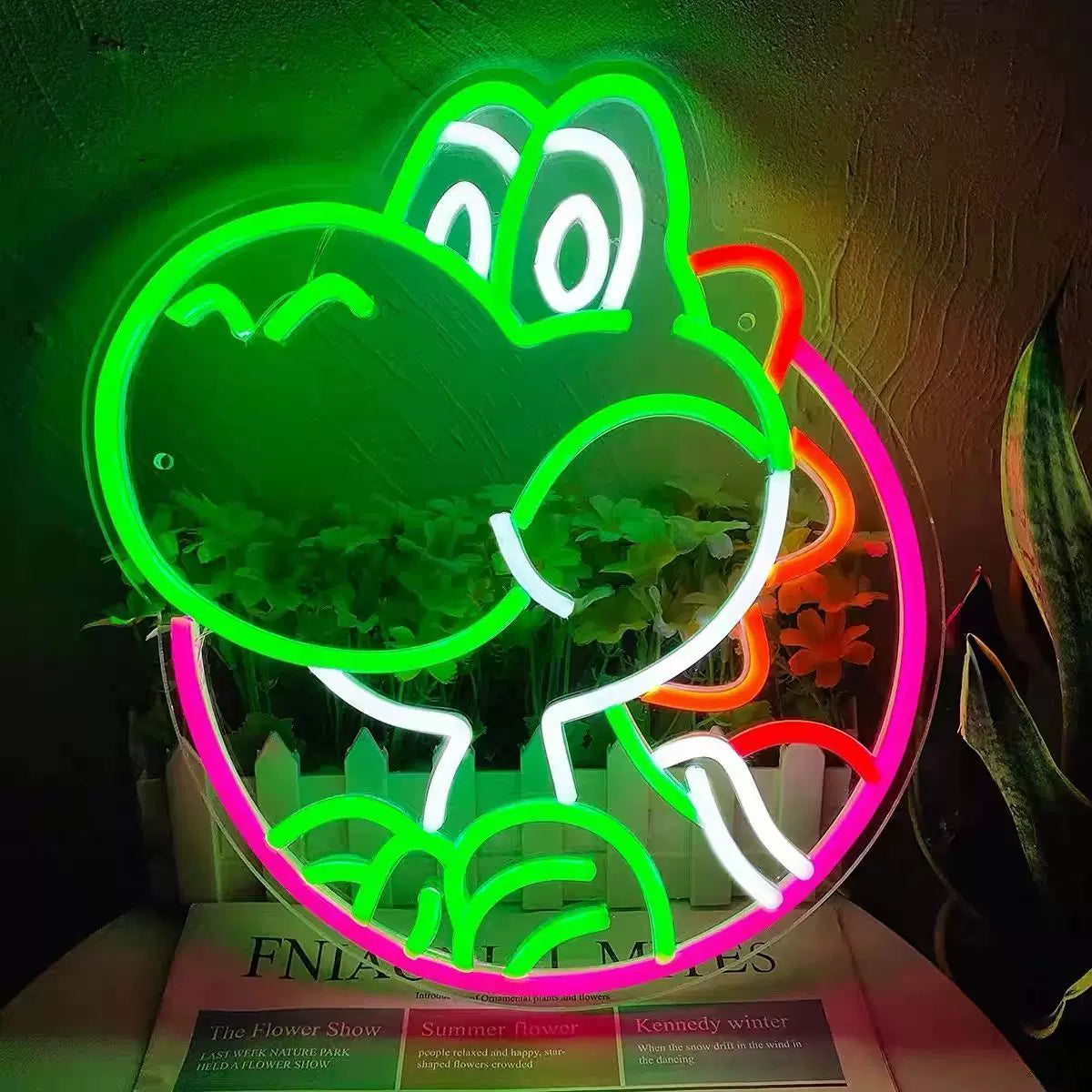 Cute Dinosaur LED Neon Sign for Kids Room Decor