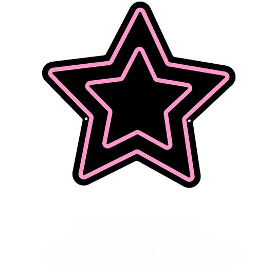 Star LED Neon Sign Pink Star Neon Light Wall Decor for Bedroom Nursery Kids Room Party