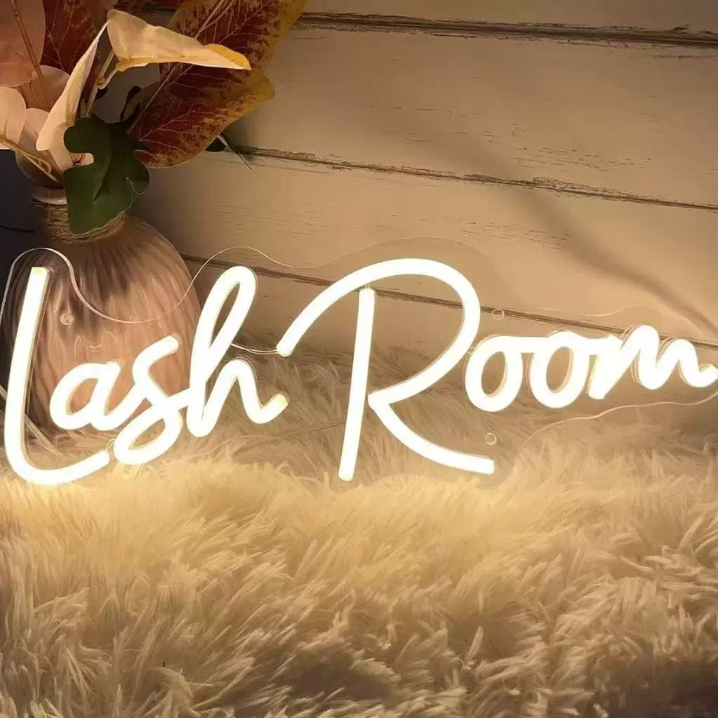 Lash Room LED Neon Sign Beauty Salon Light for Lash Studio Bedroom Decor