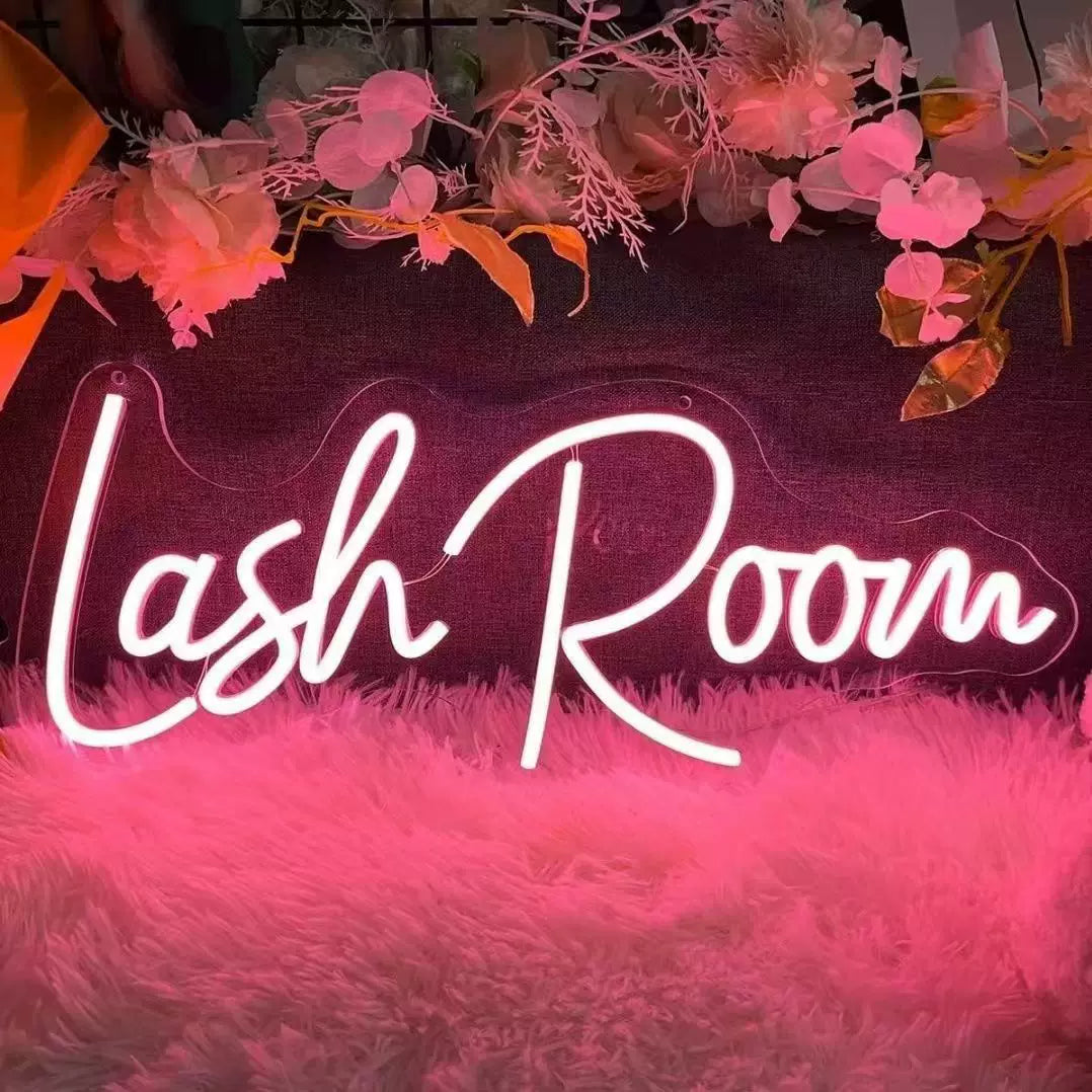 Lash Room LED Neon Sign Beauty Salon Light for Lash Studio Bedroom Decor