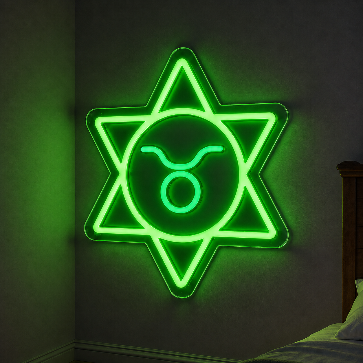 Taurus Zodiac LED Neon Sign Astrology Horoscope Neon Light Wall Decor for Bedroom Gaming Room