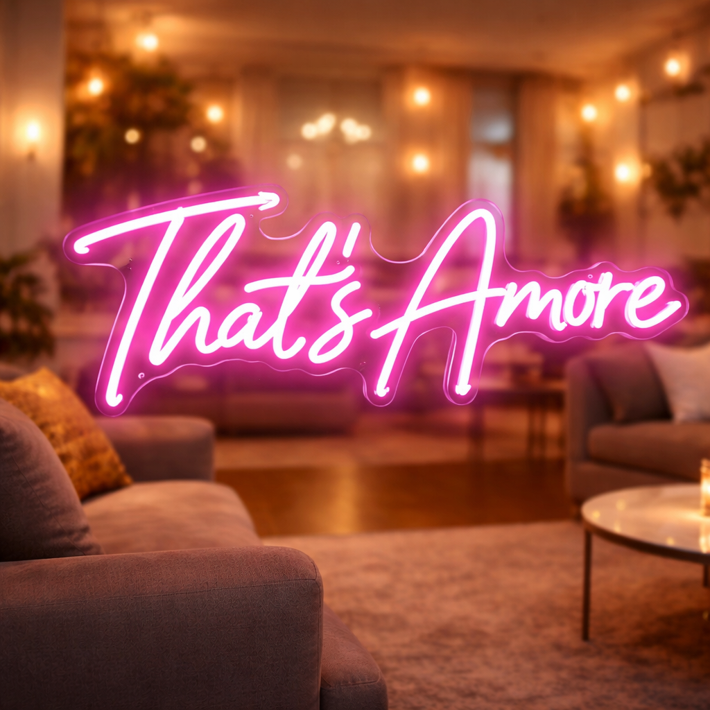 That's Amore LED Neon Sign for Bedroom Living Room Decor