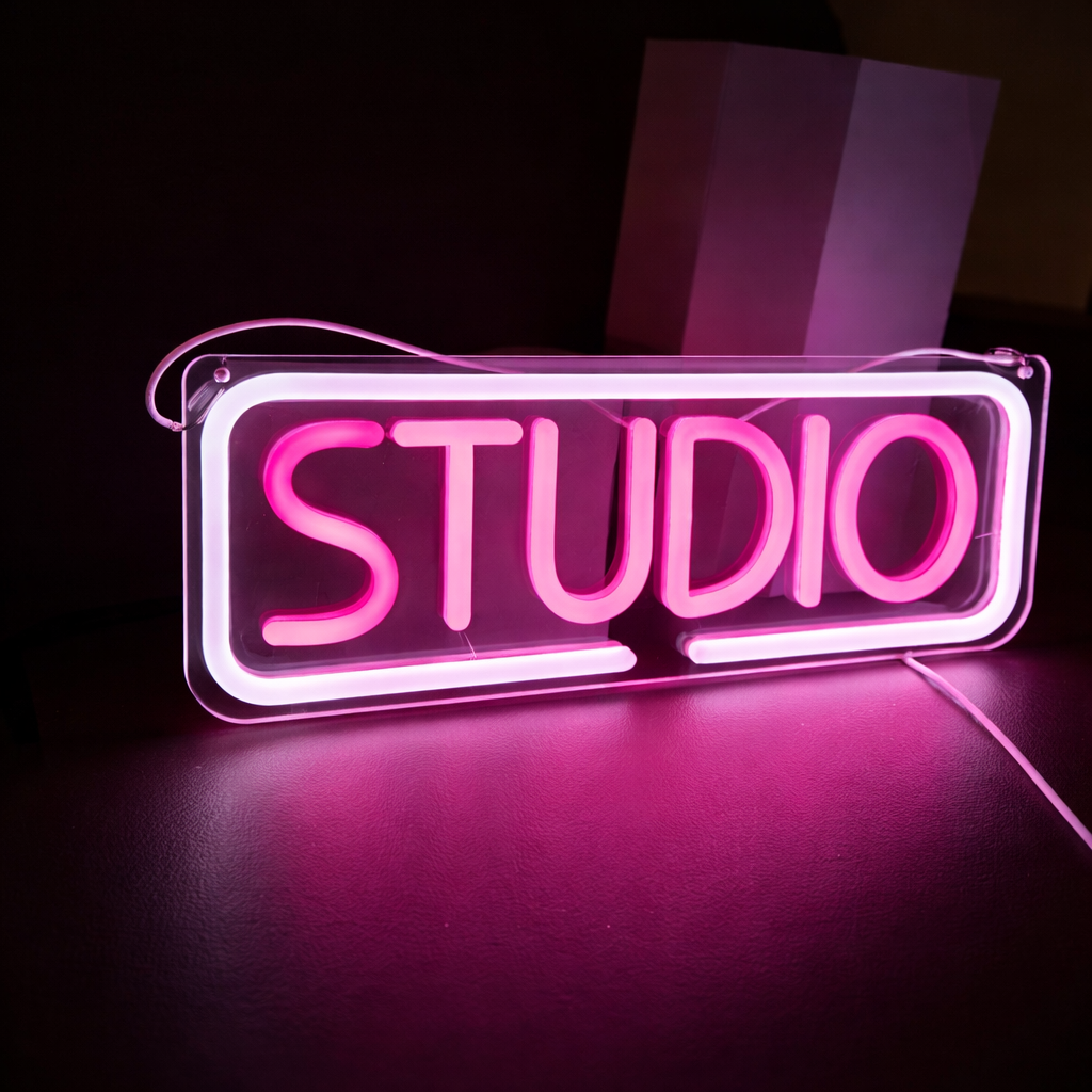 Studio LED Neon Sign for Recording Music Room Wall Decor Light